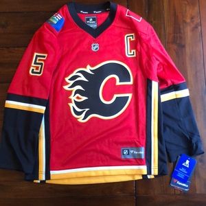 Giordano youth Calgary Flames jersey